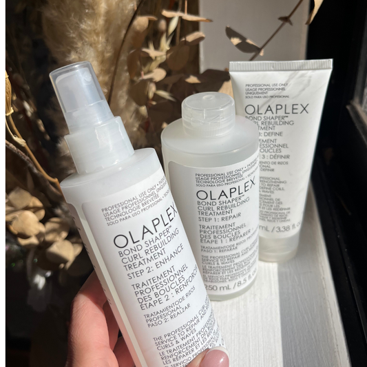 "S.O.S PRO- Rizondulada" Corte + Lavado Quelante olaplex + Tratamiento "Bond shaper" de Olaplex (3 pasos)+ Definición y Asesoría (VALOR RESERVA)