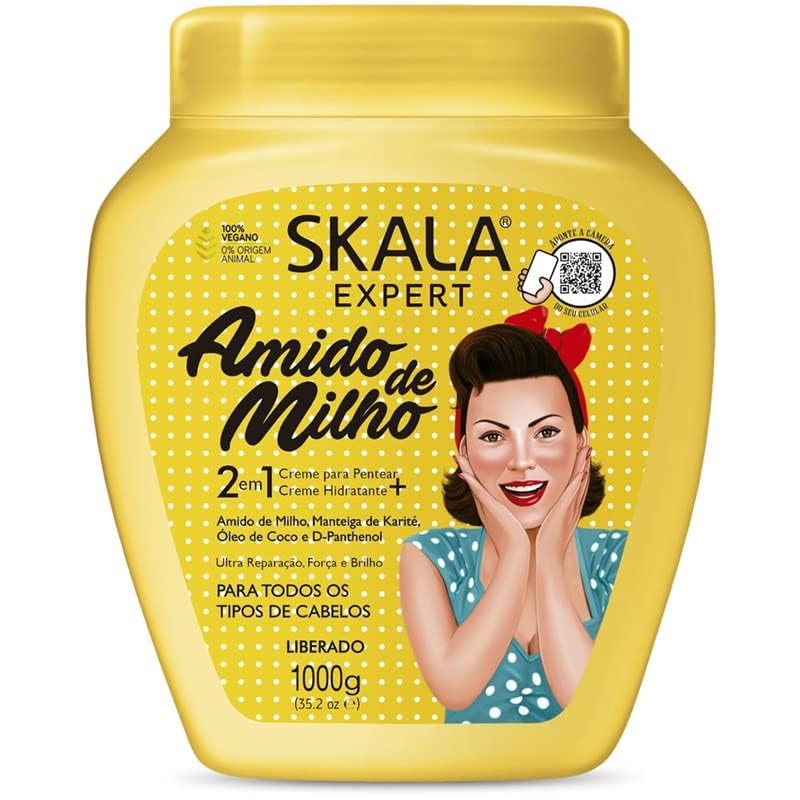 Crema de Peinar + Acondicionador Amido de Milho