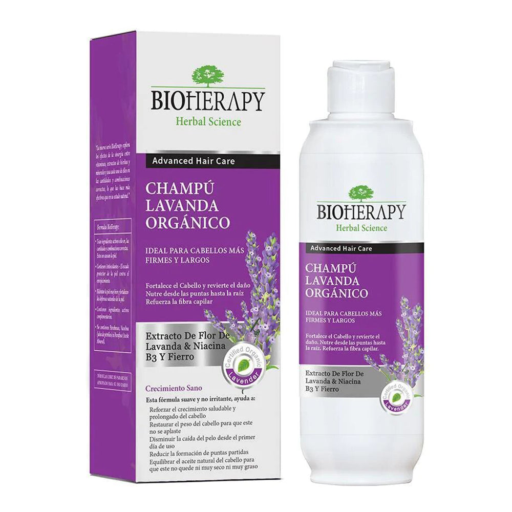 Shampoo de Crecimiento Orgánico Lavanda